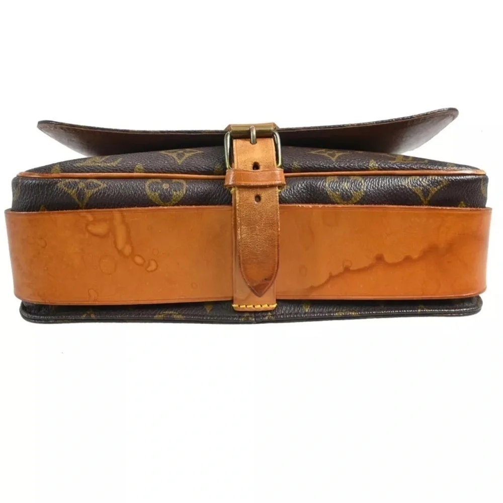 LOUIS VUITTON CARTOUCHIERE GM SHOULDER BAG PURSE MONOGRAM M51252 SL0930 XX19241